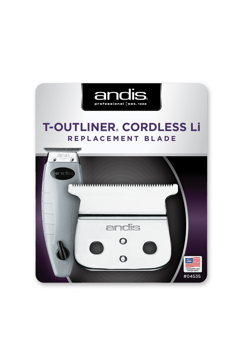 Andis Cordless T-Outliner Replacement Trimmer Blade